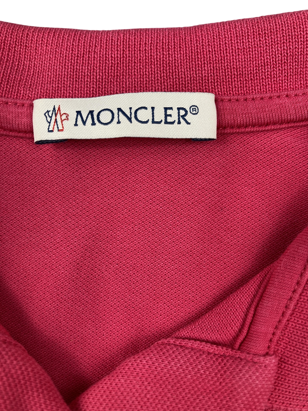 T-Shirts T-Shirts & Tops Kleidung Polo-Shirt Moncler  Label Image Second Hand