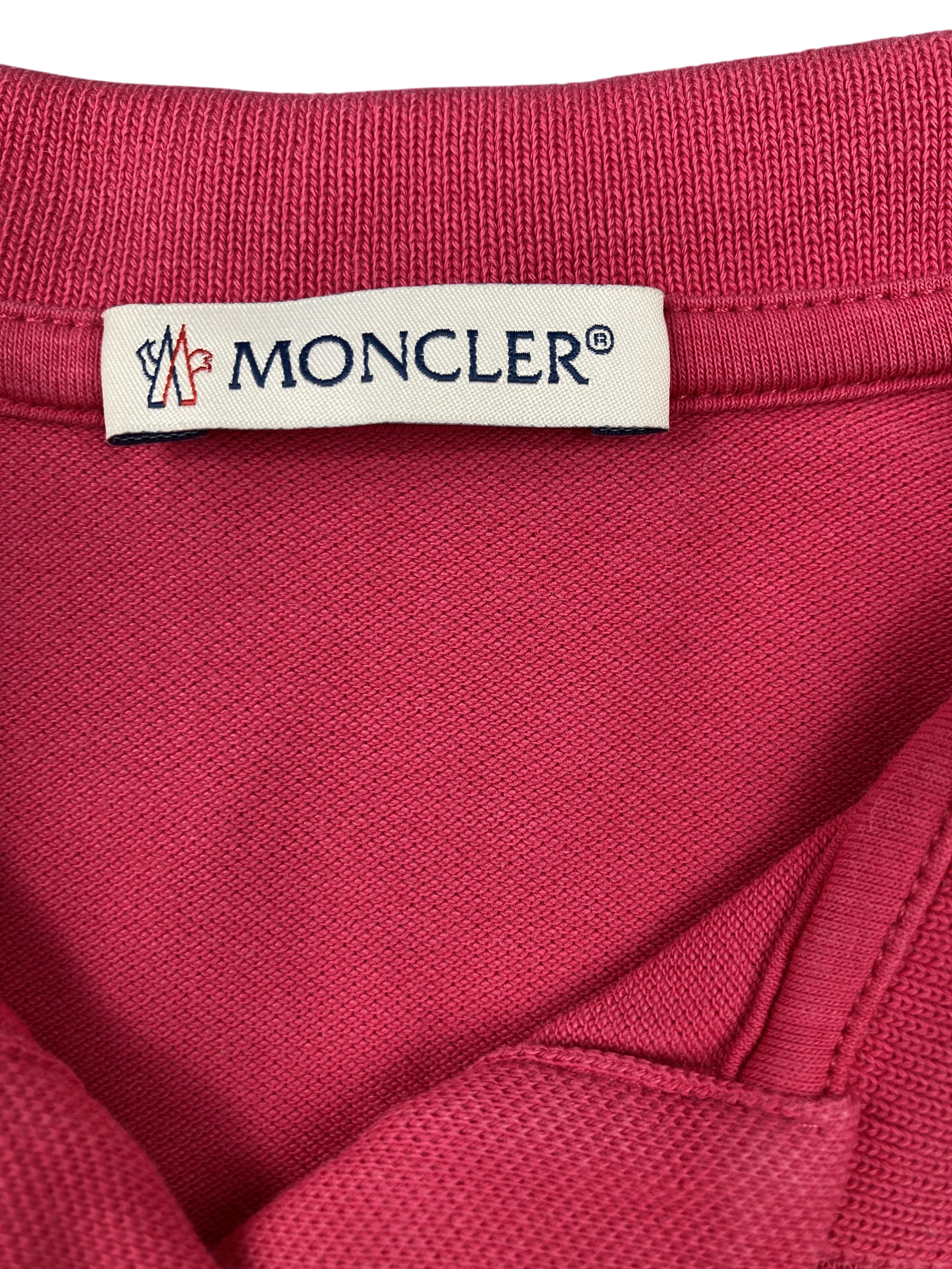 T-Shirts T-Shirts & Tops Kleidung Polo-Shirt Moncler  Label Image Second Hand