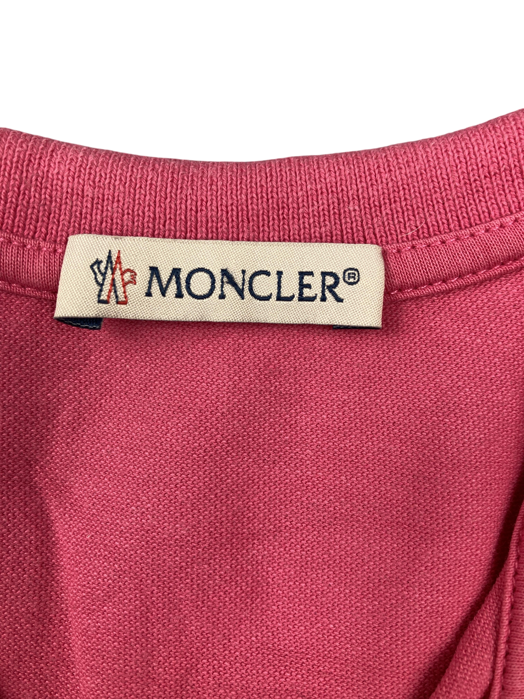 T-Shirts T-Shirts & Tops Kleidung Polo-Shirt Moncler  Label Image Second Hand