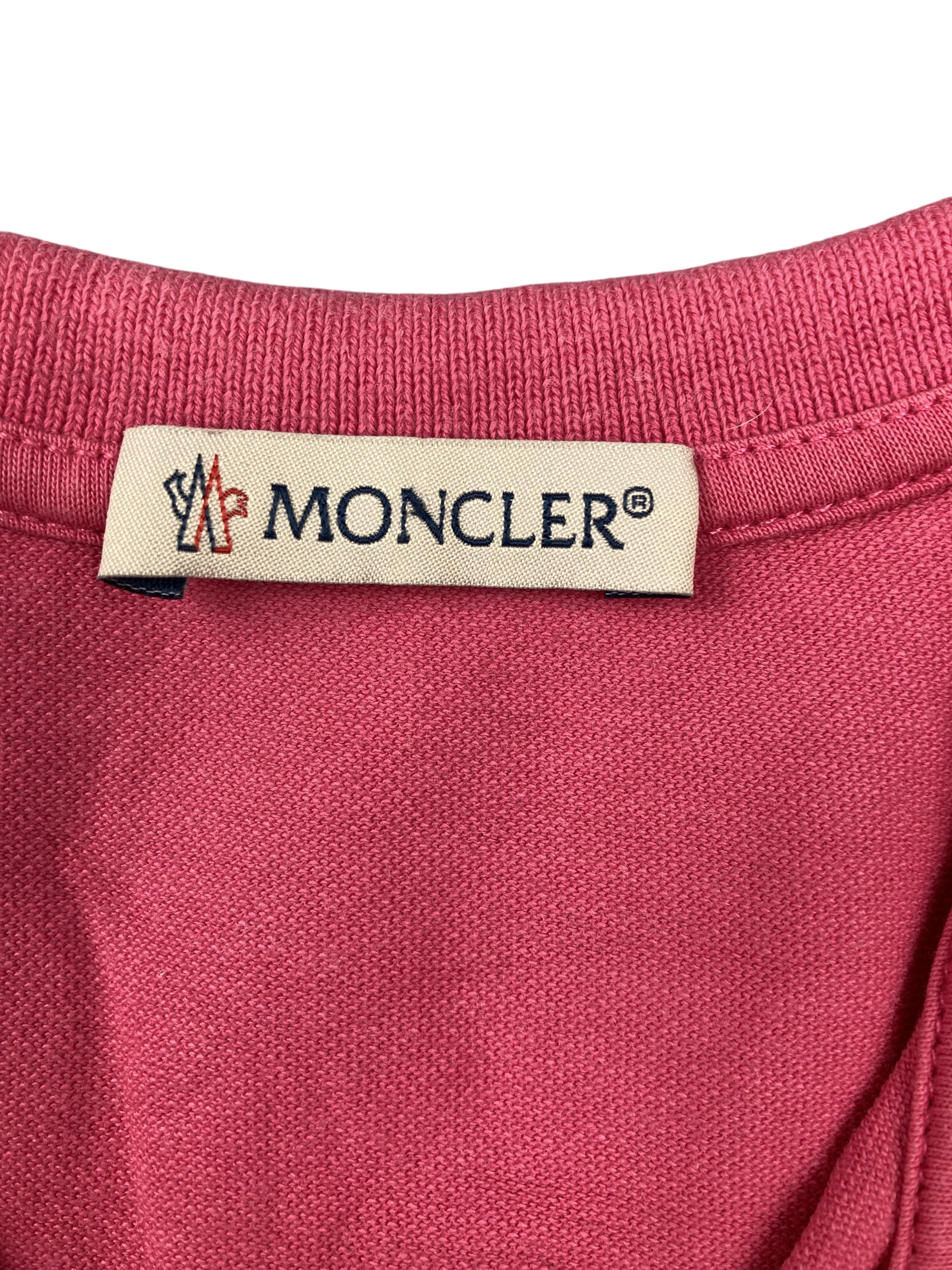 T-Shirts T-Shirts & Tops Kleidung Polo-Shirt Moncler  Label Image Second Hand