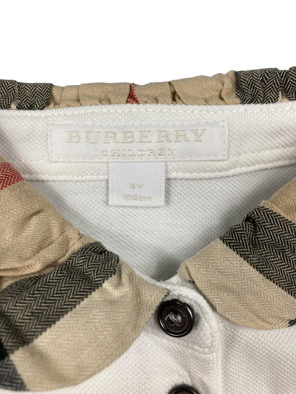 T-Shirts T-Shirts & Tops Kleidung Polo Shirt Burberry Label Image Second Hand
