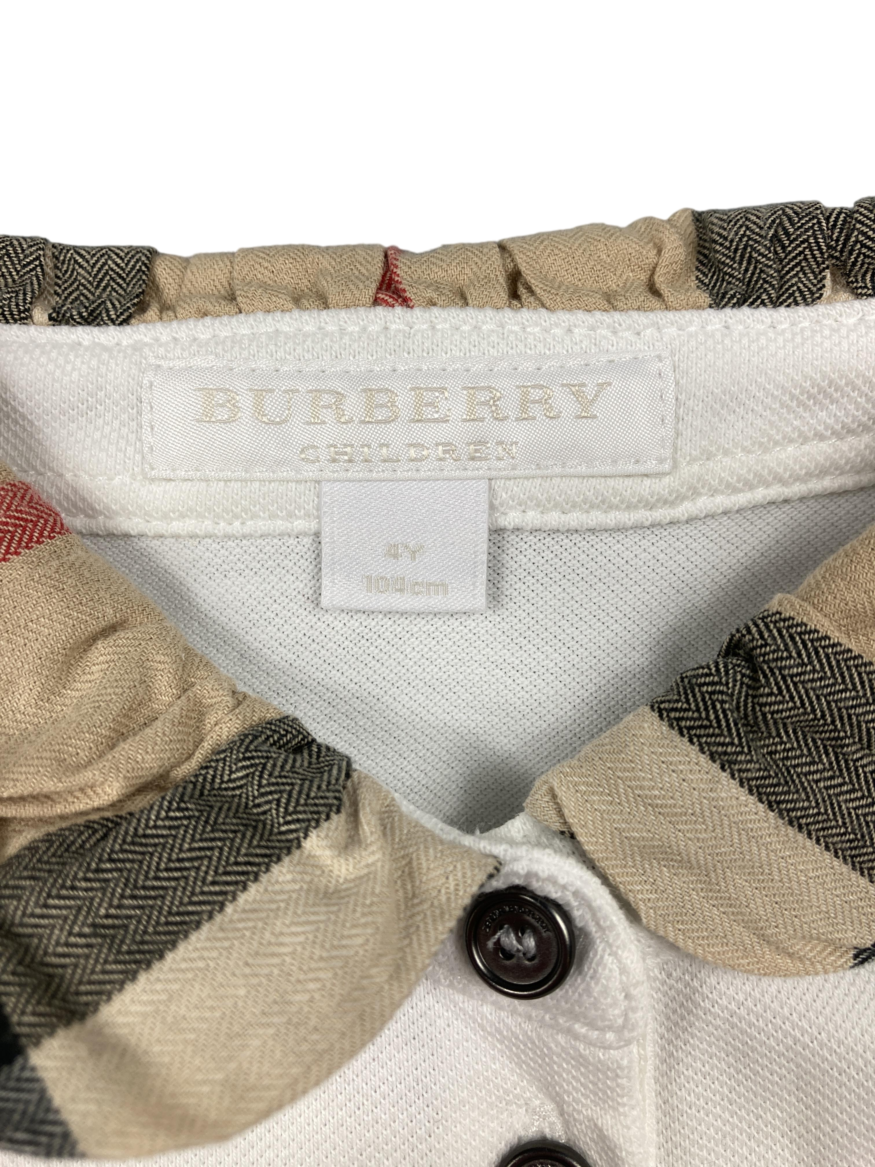 T-Shirts T-Shirts & Tops Kleidung Polo Shirt Burberry Label Image Second Hand
