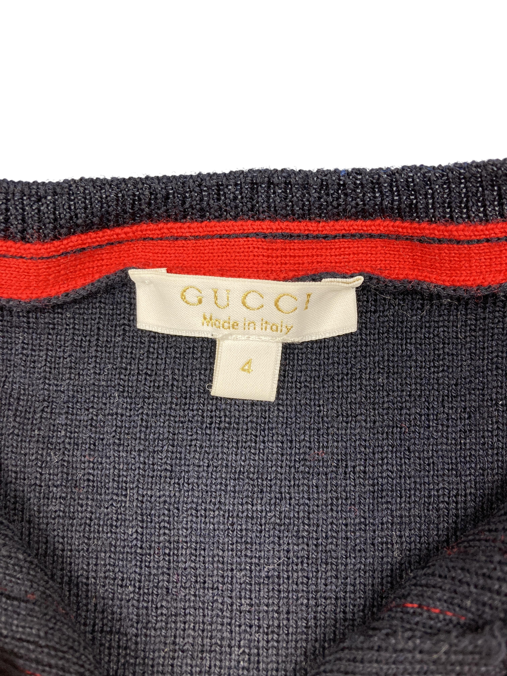 Strickjacken Strickpullover & Strickjacken Kleidung Strickjacke Gucci  Label Image Second Hand