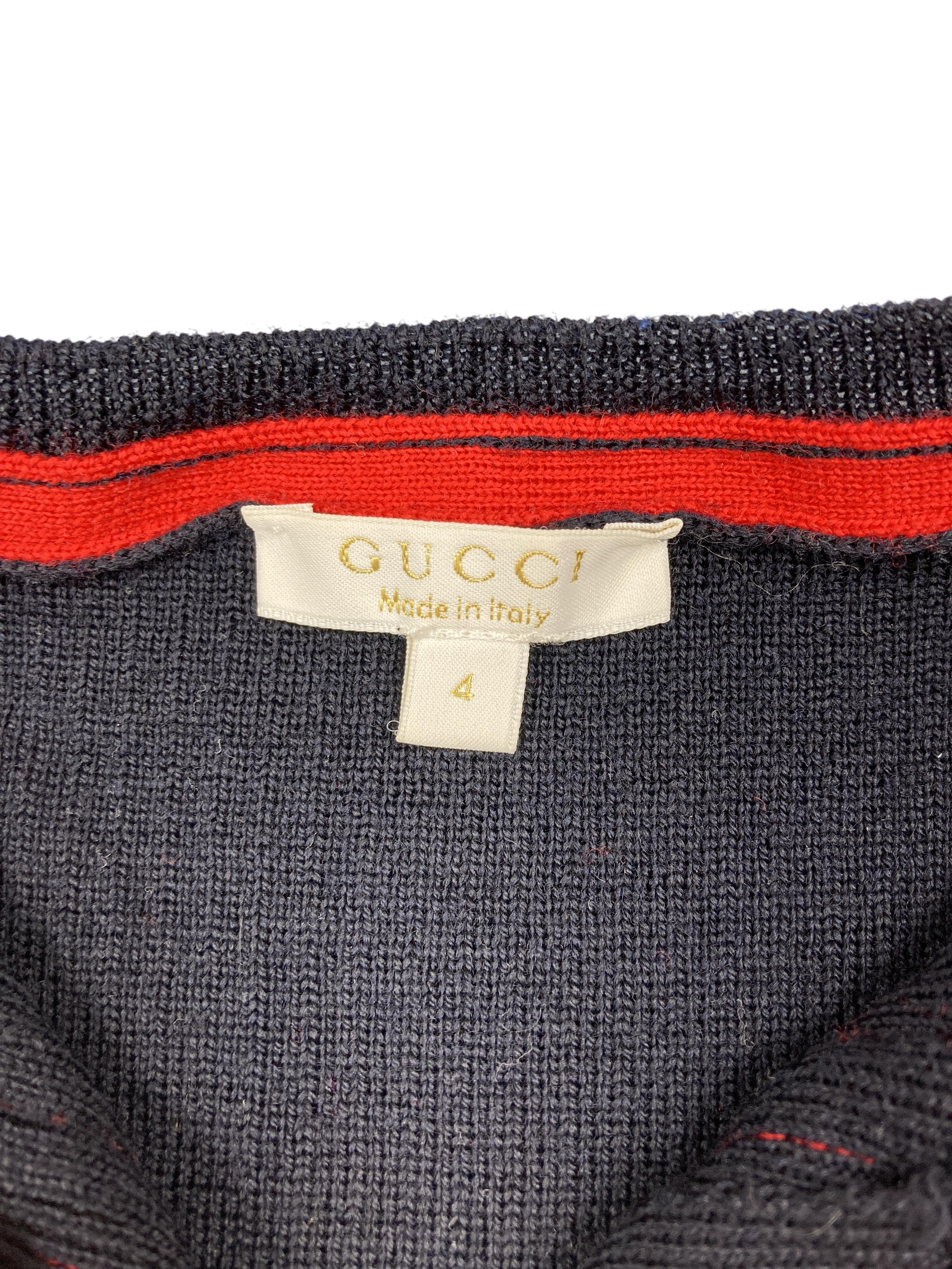Strickjacken Strickpullover & Strickjacken Kleidung Strickjacke Gucci  Label Image Second Hand