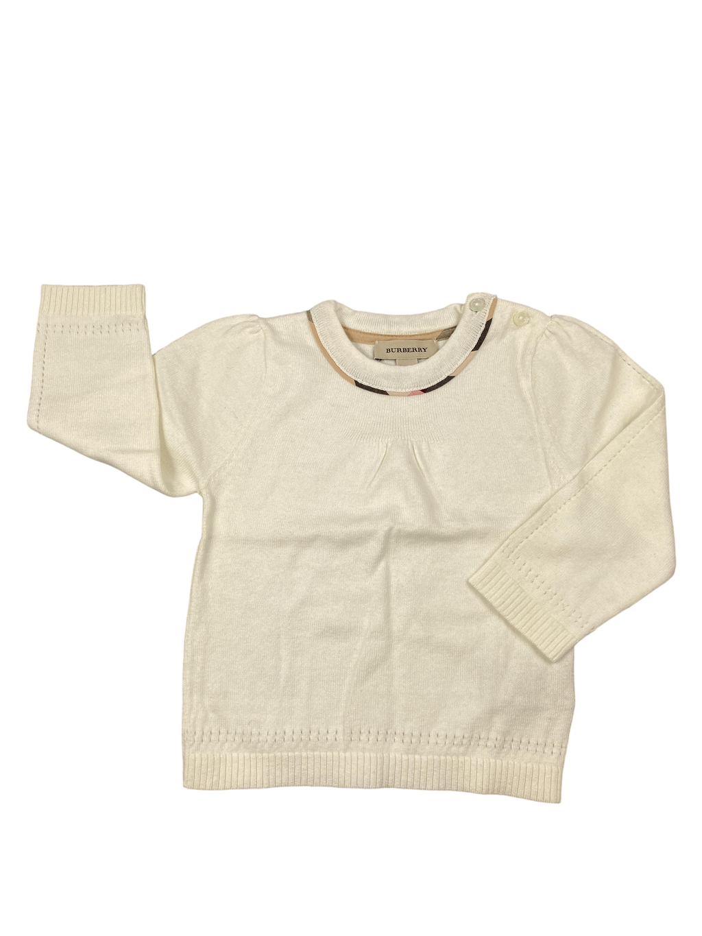 Sweatshirts Sweatshirts & Hoodies Kleidung Pullover Burberry Front Image Second Hand