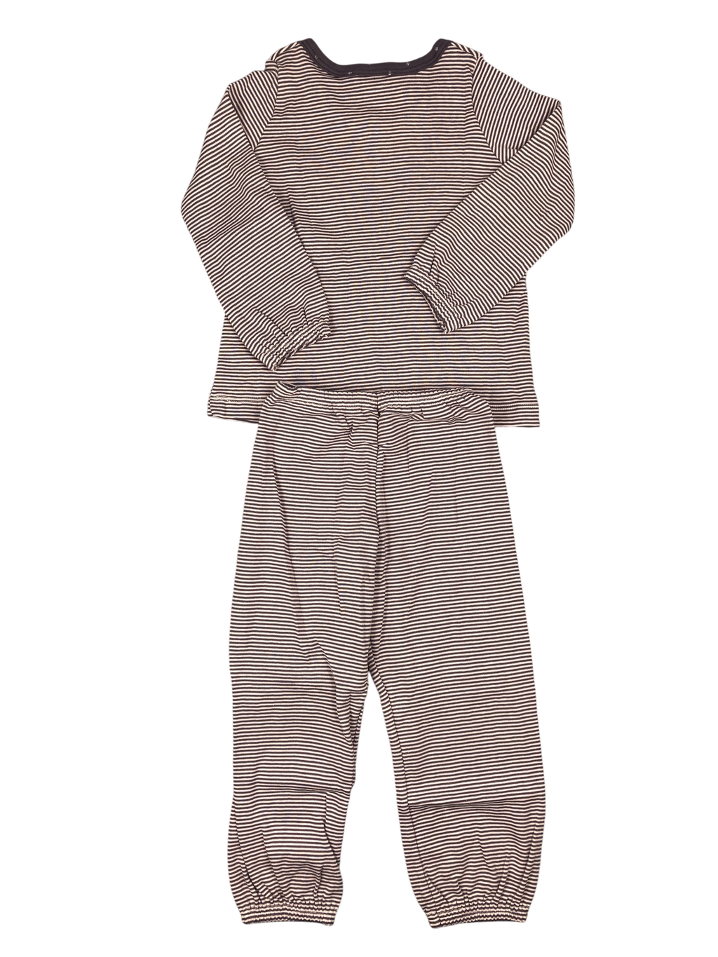 Schlafanzüge zweiteilig Schlafanzüge Kleidung Pyjama Petit Bateau Rear Image Second Hand