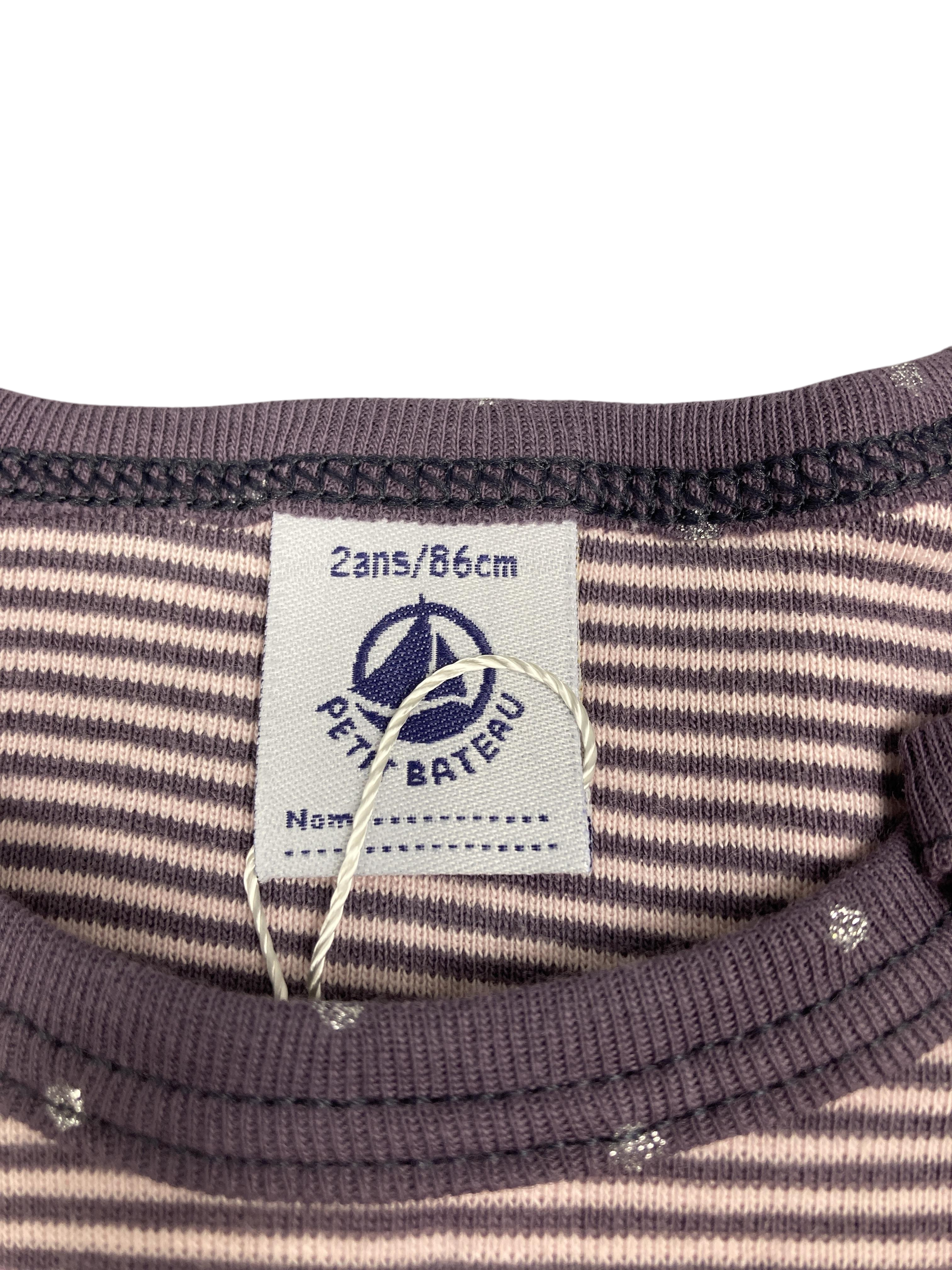 Schlafanzüge zweiteilig Schlafanzüge Kleidung Pyjama Petit Bateau Label Image Second Hand