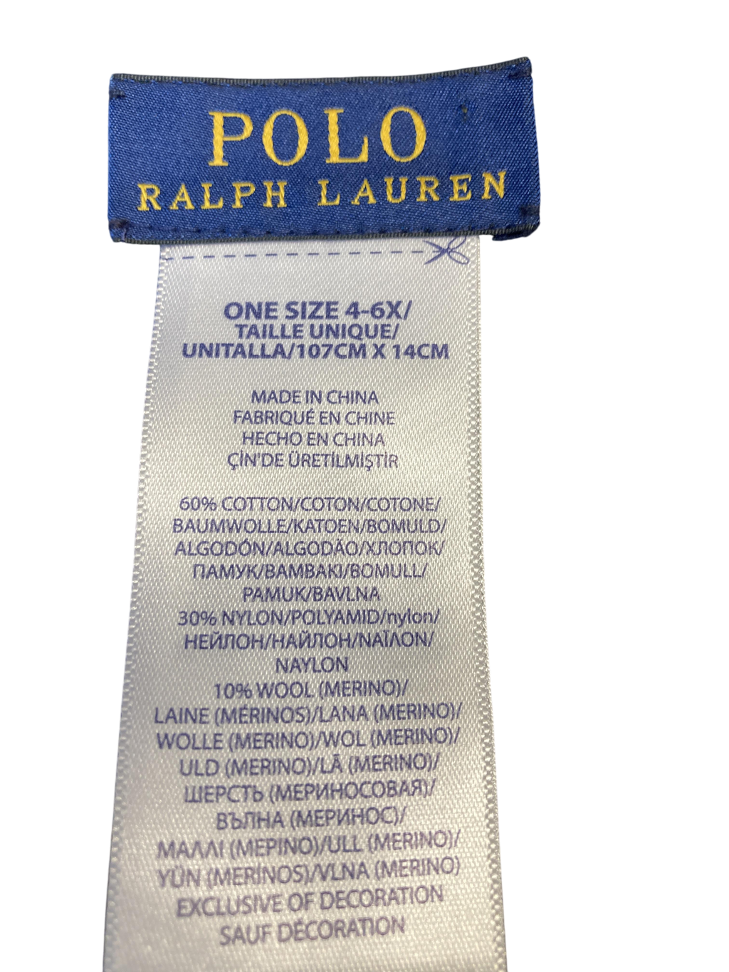 Schals Schals & Halstücher Accessoires Schal Ralph Lauren Label Image Second Hand