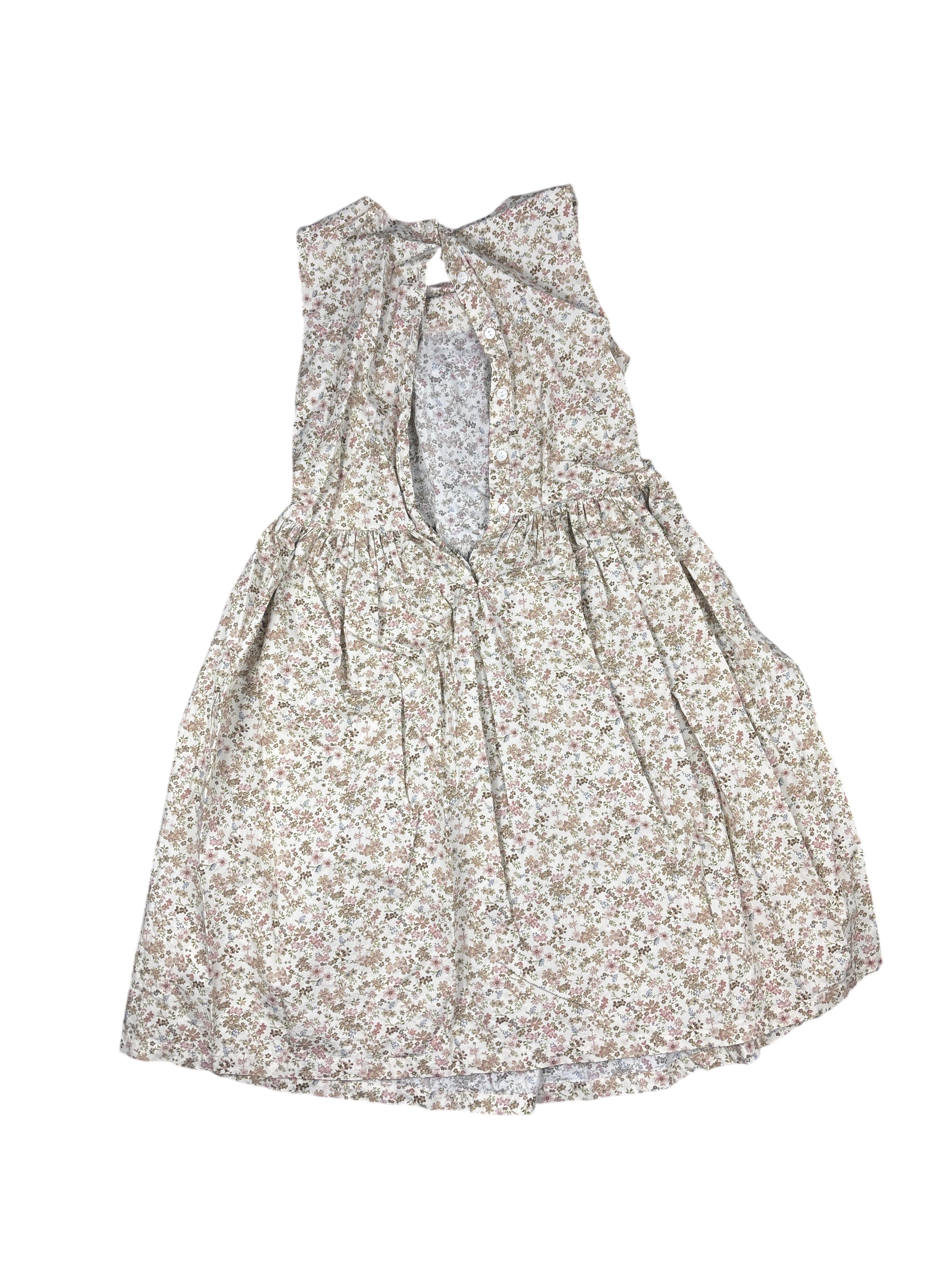 Kleider Kleider & Röcke Kleidung Blumenkleid Wheat Front Image Second Hand