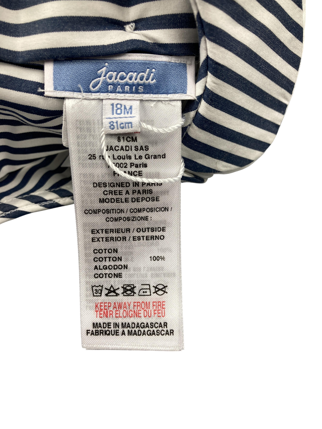 Hemden & Blusen Kleidung Bluse Jacadi Label Image Second Hand