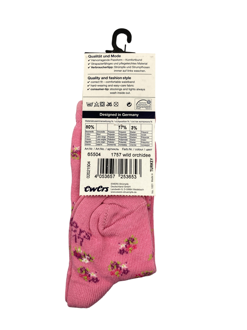 Socken Socken & Strumpfhosen Kleidung Socken Ewers Rear Image Second Hand