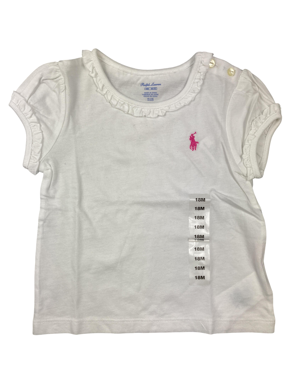 T-Shirts T-Shirts & Tops Kleidung T-Shirt Ralph Lauren Front Image Second Hand