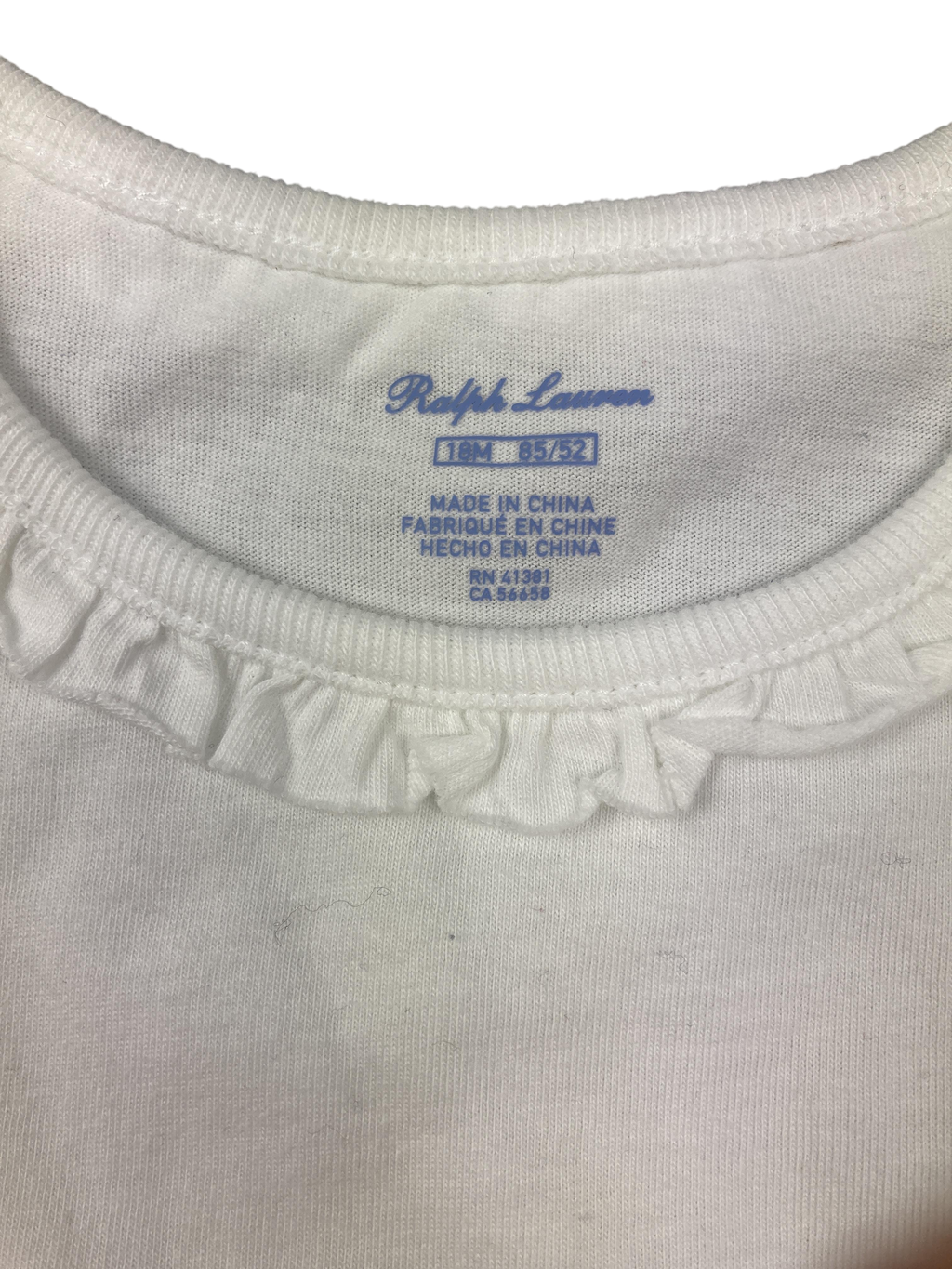T-Shirts T-Shirts & Tops Kleidung T-Shirt Ralph Lauren Label Image Second Hand