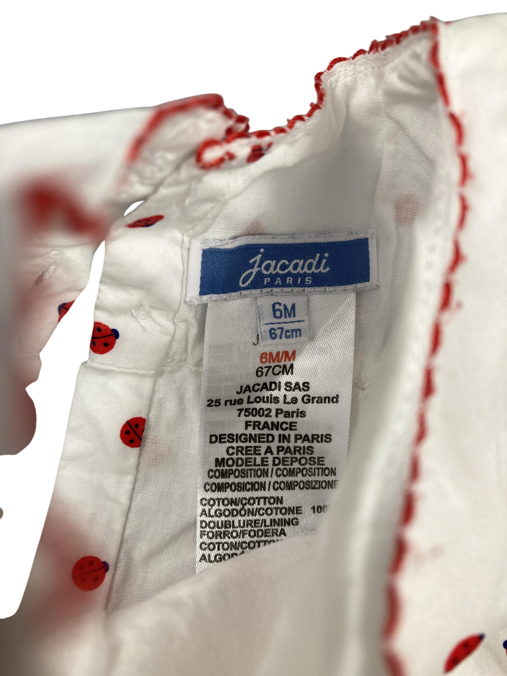 Kleidung Kleid + Short + Mütze Jacadi Label Image Second Hand