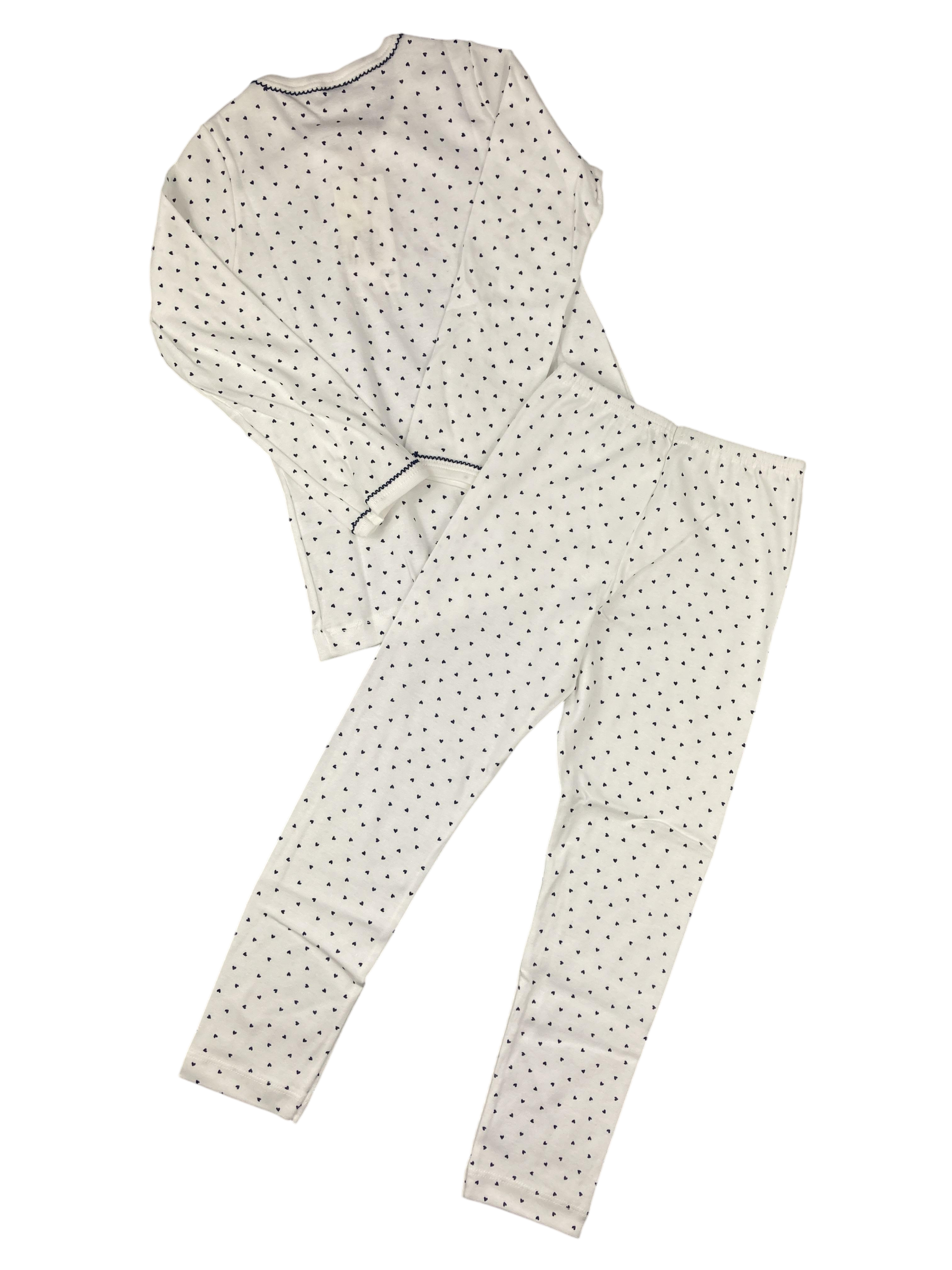 Schlafanzüge zweiteilig Schlafanzüge Kleidung Pyjama Petit Bateau Rear Image Second Hand