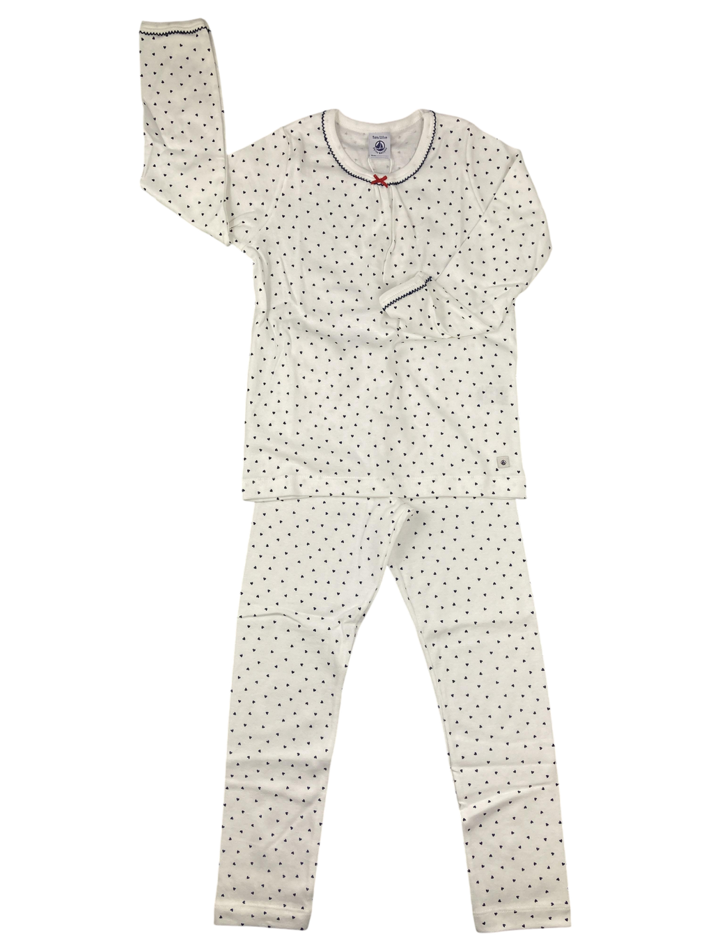 Schlafanzüge zweiteilig Schlafanzüge Kleidung Pyjama Petit Bateau Front Image Second Hand