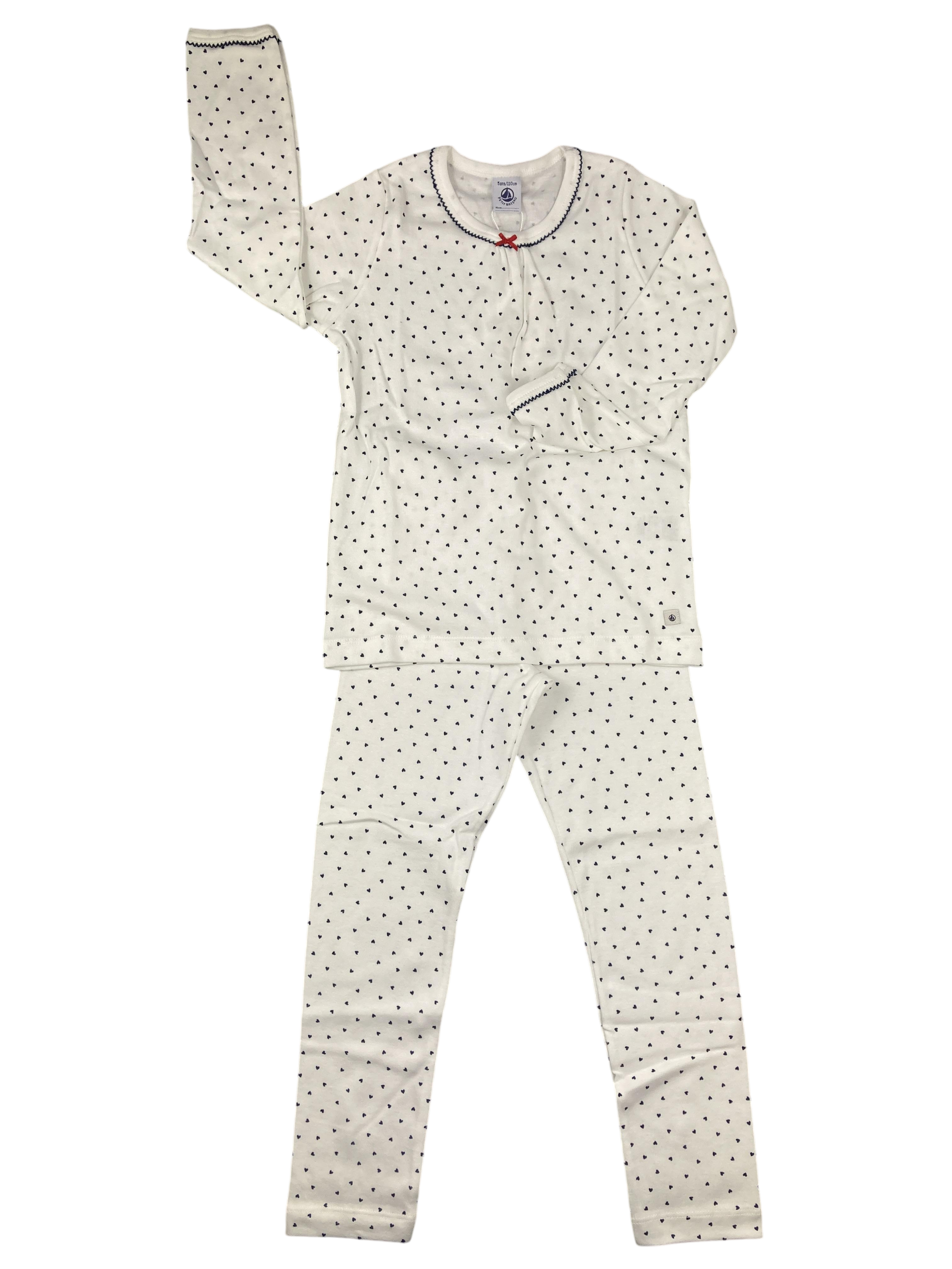Schlafanzüge zweiteilig Schlafanzüge Kleidung Pyjama Petit Bateau Front Image Second Hand