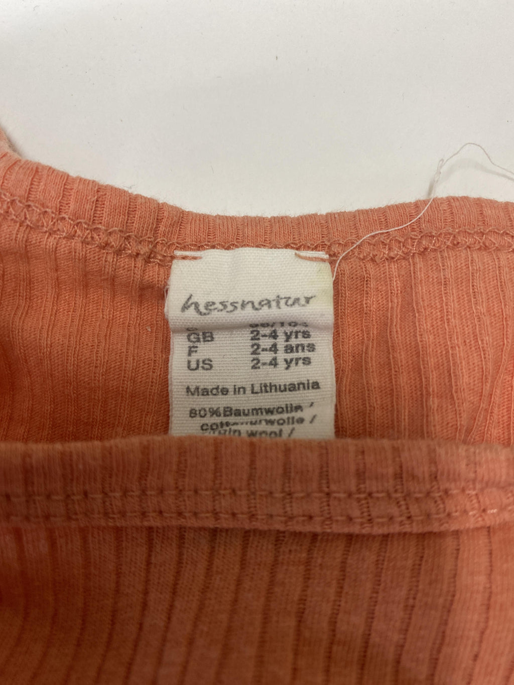 Schlafanzüge zweiteilig Schlafanzüge Kleidung Unterhemd Hess Natur Rear Image Second Hand
