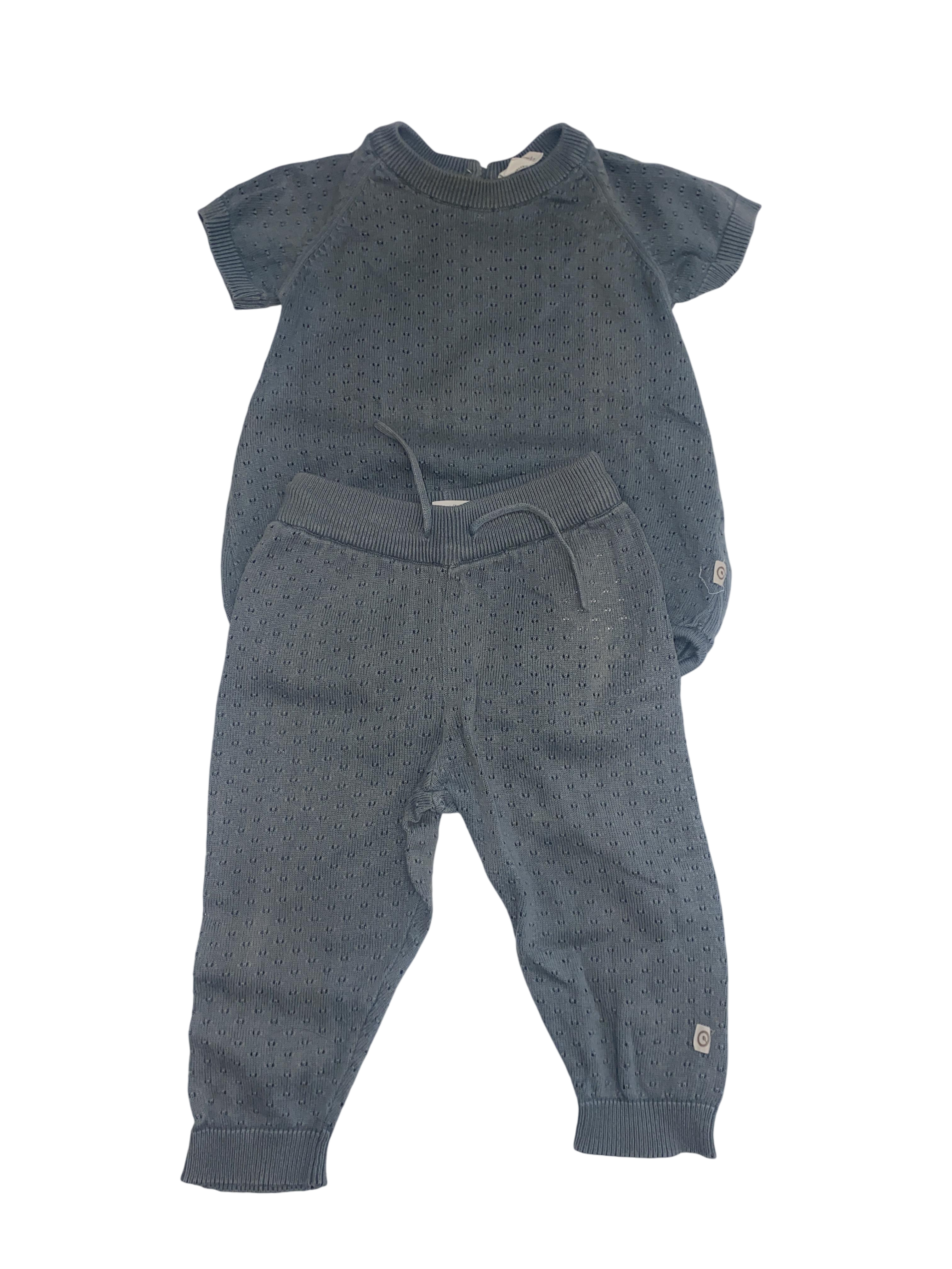 Jumpsuits Einteiler Kleidung Set (Bodie und Hose) Müsli by Green Cotton Front Image Second Hand