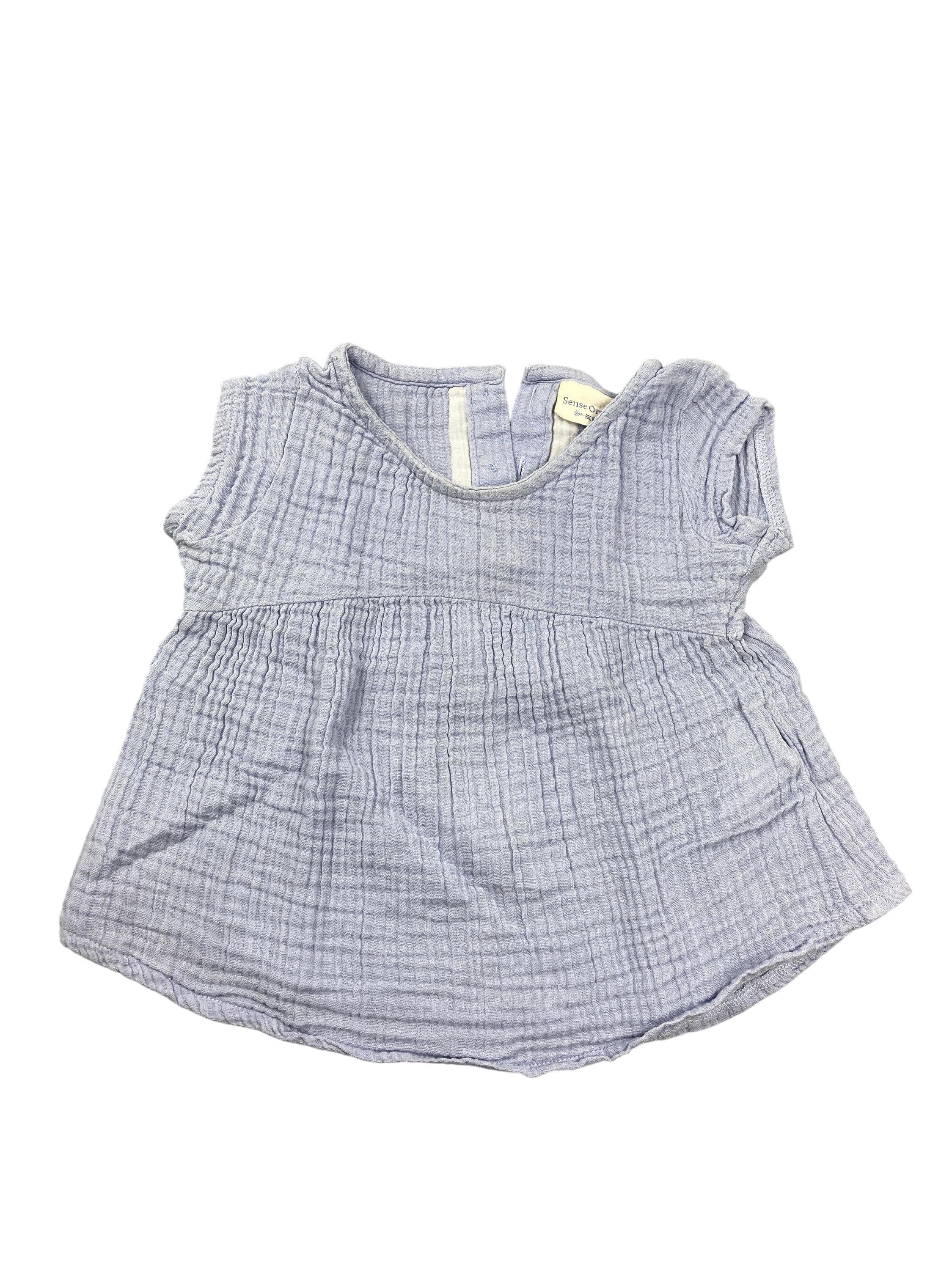 Blusen Hemden & Blusen Kleidung Bluse Sense Organics Rear Image Second Hand