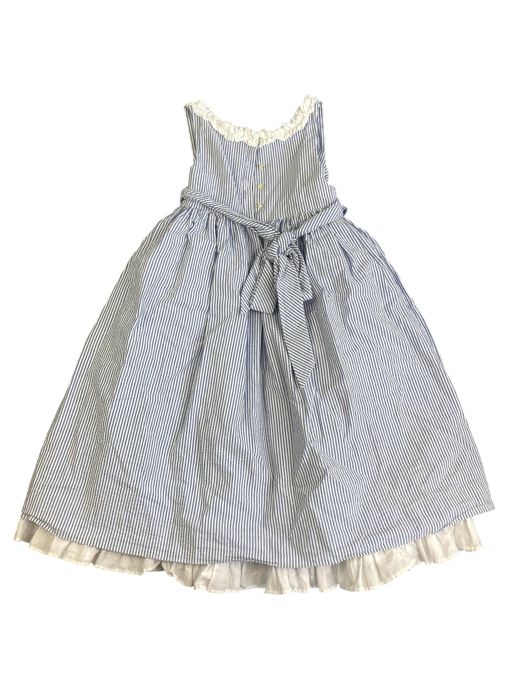 Kleider Kleider & Röcke Kleidung Kleid gestreift Ralph Lauren Rear Image Second Hand