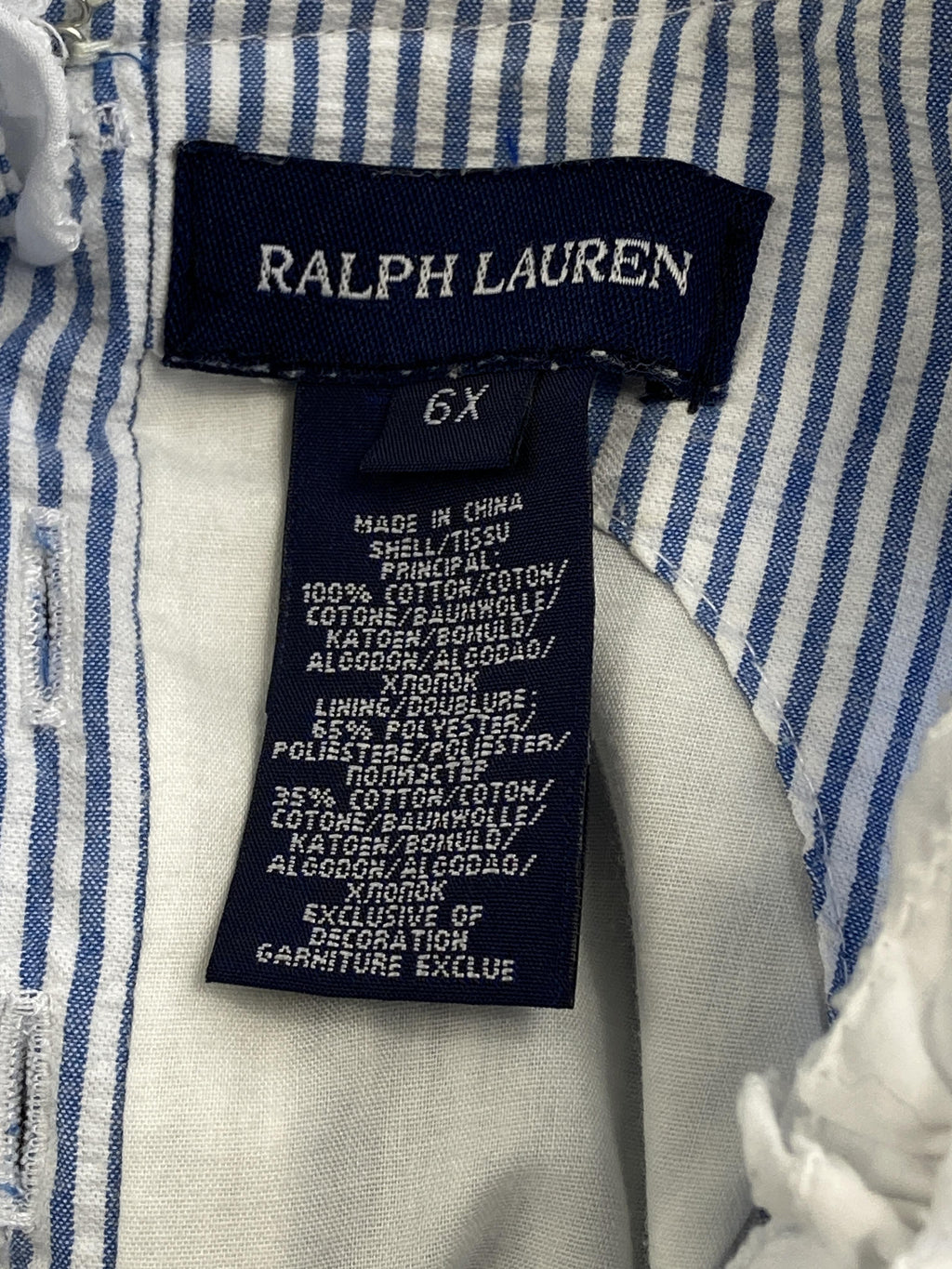 Kleider Kleider & Röcke Kleidung Kleid gestreift Ralph Lauren Label Image Second Hand