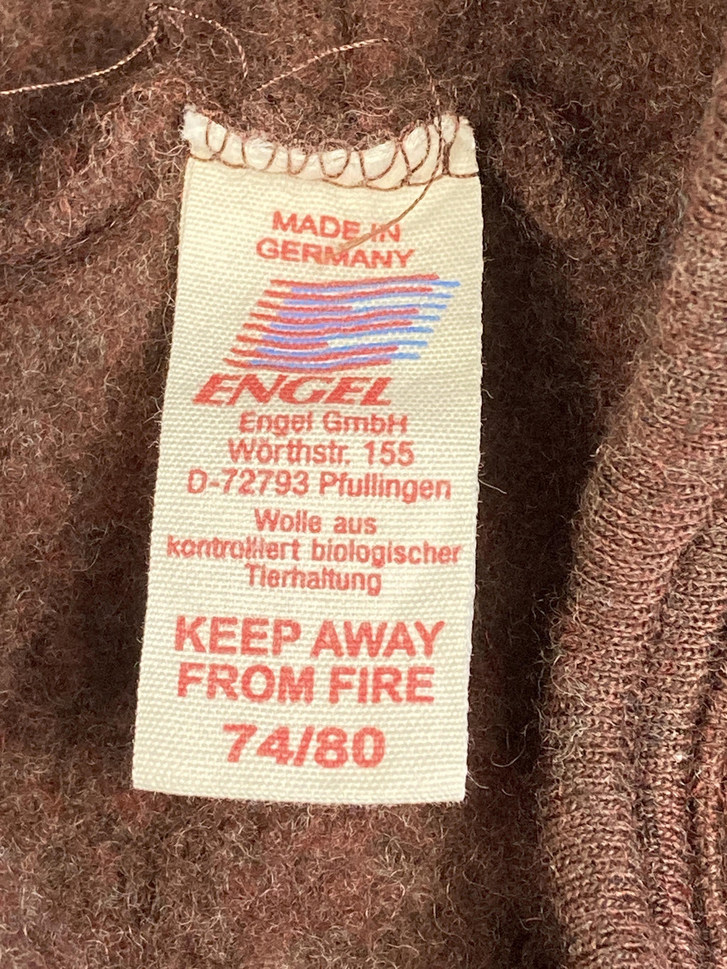 Overalls-wollwalkanzüge Overalls Kleidung Wollwalkoverall Engel Label Image Second Hand