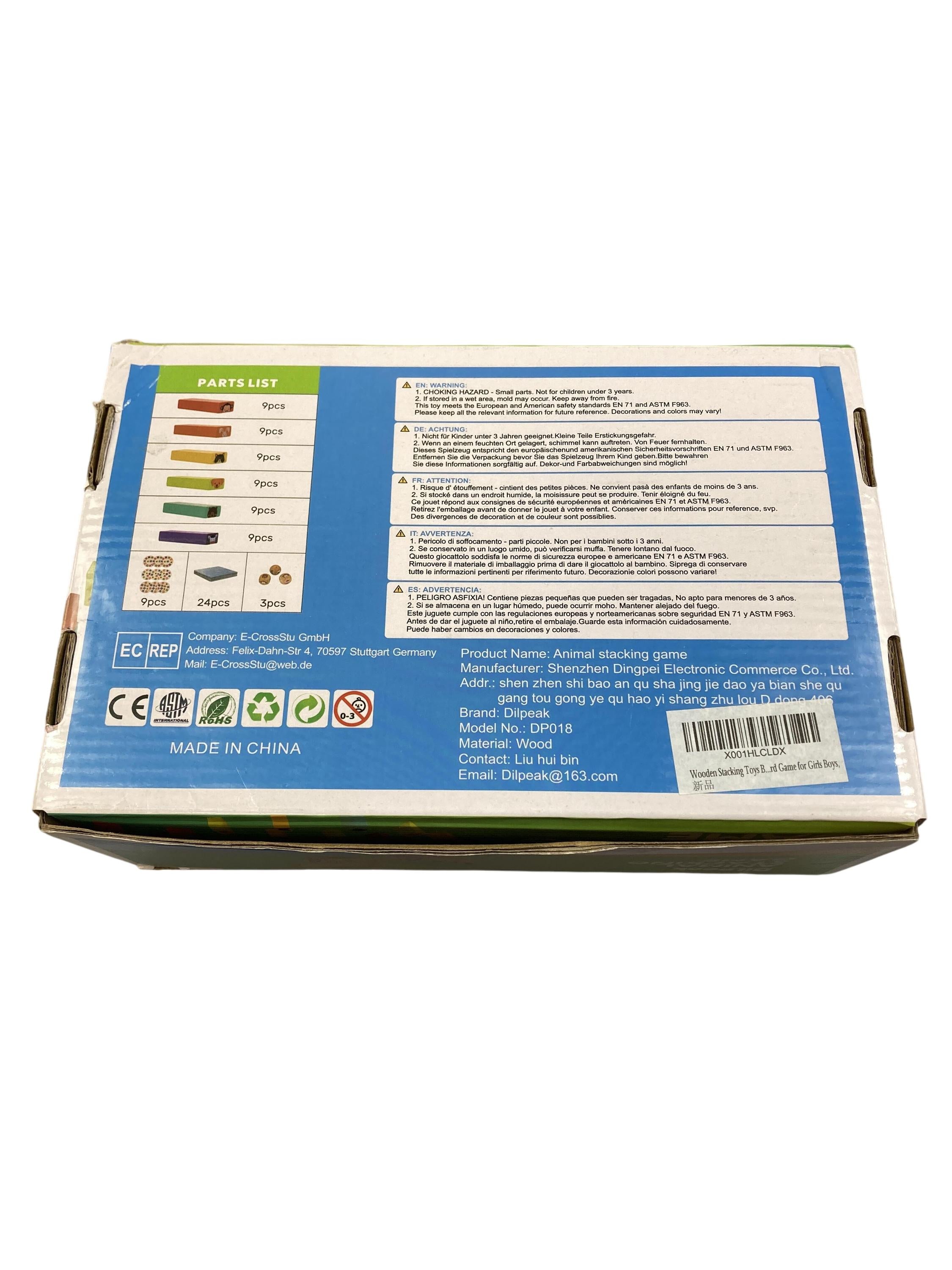 Stapeln und Sortieren Bauen & Konstruieren Spielen & Lernen Animal stacking game Dilpeak Rear Image Second Hand