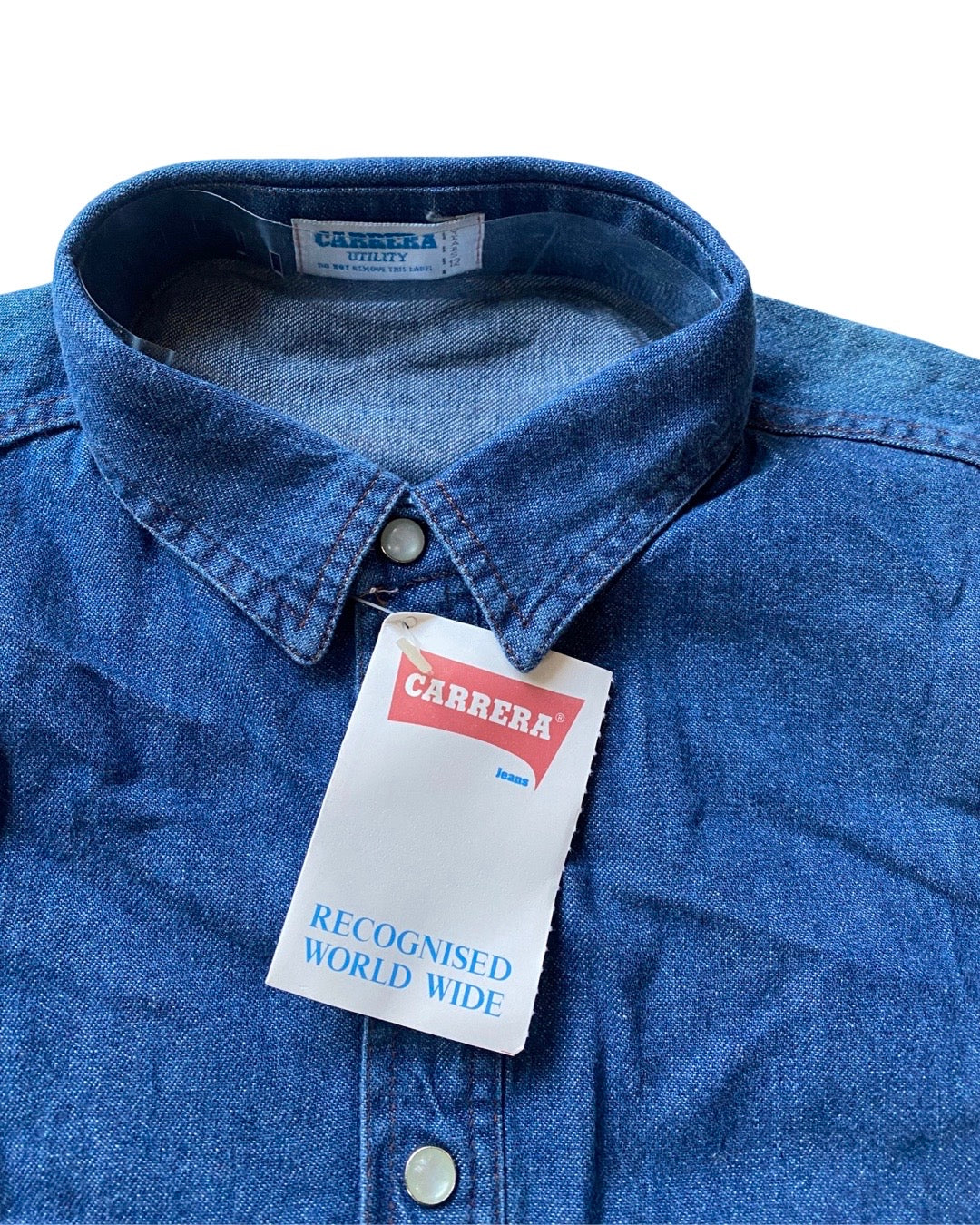 Carrera Vintage Jeanshemd Gr.12