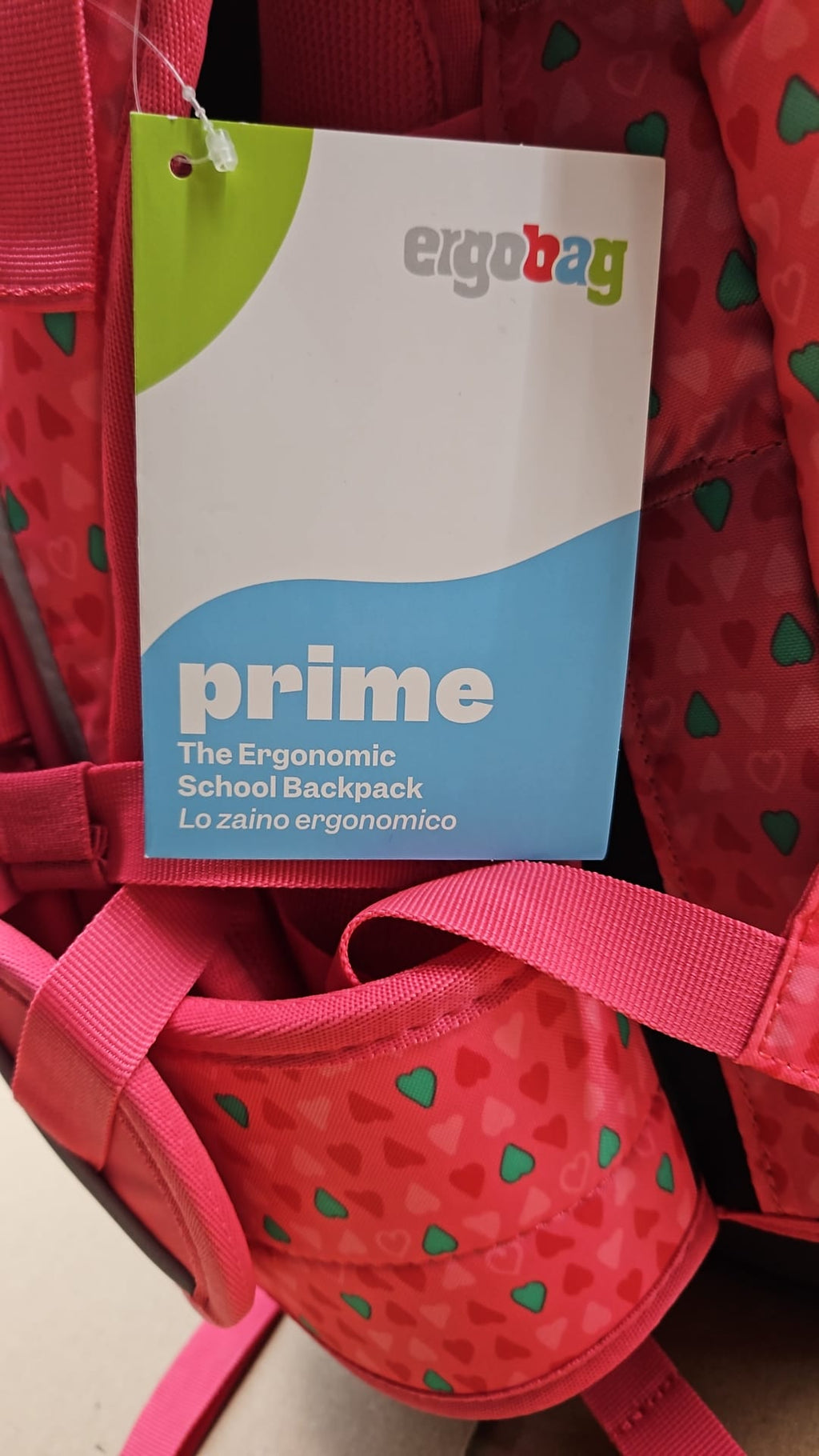 Ergobag  00575-900Y9-10 ergobag prime Schulrucksack Einzeln Hearts Rose