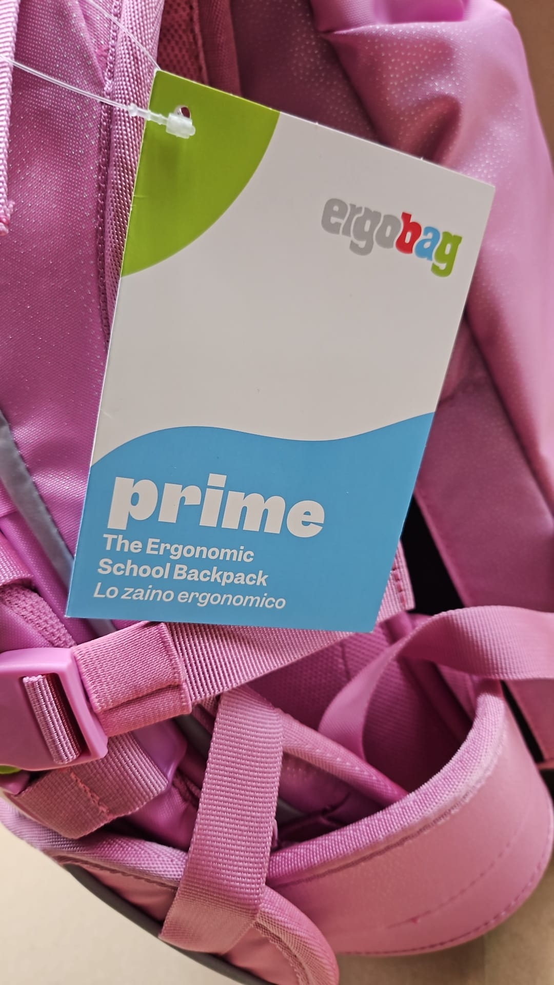 Ergobag  00575-900W1-10 ergobag prime Schulrucksack Einzeln Silver Sprinkles (glitzert)