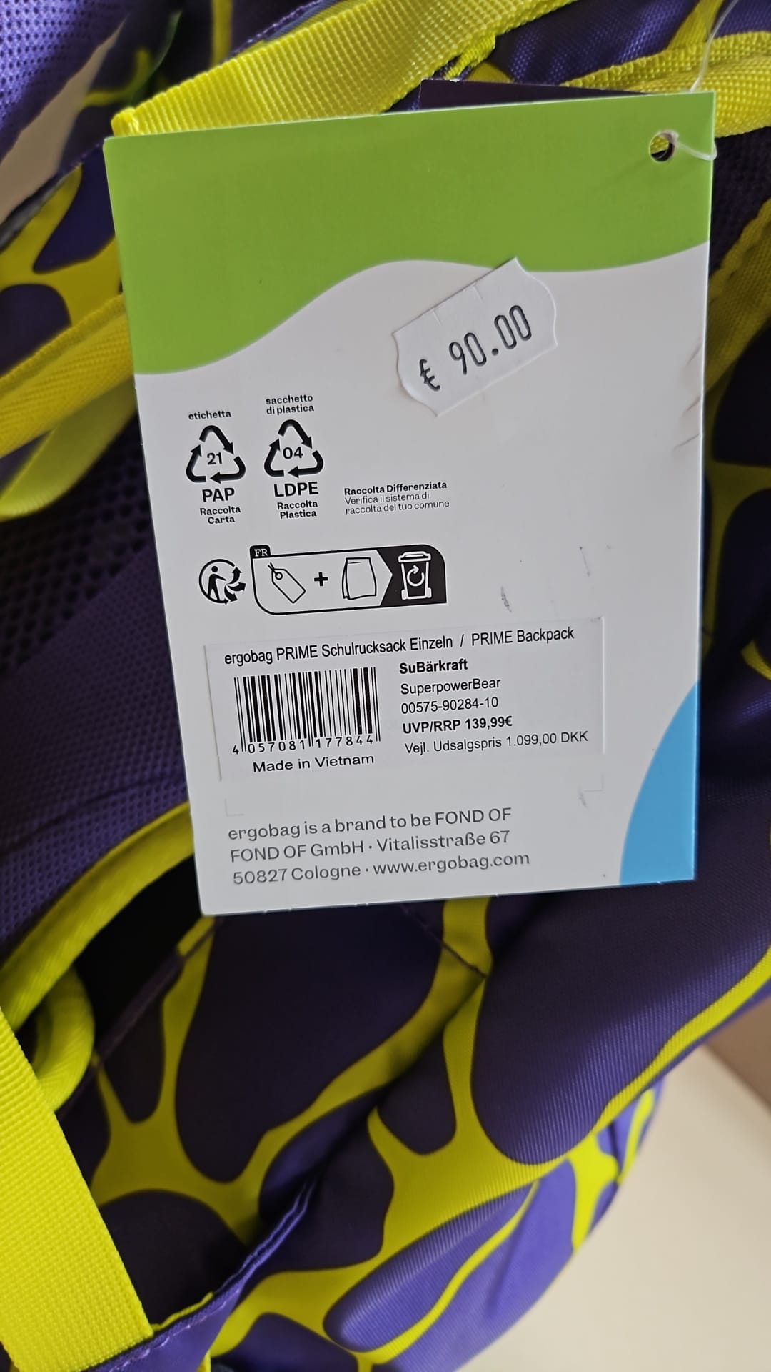 Ergobag  00575-90284-10 ergobag prime SuBärkraft