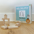 Magellan Feine Steine – 30 Holzbauklötze in klarer, geometrischer Form, perfekt für Kinder ab 2 Jahren
