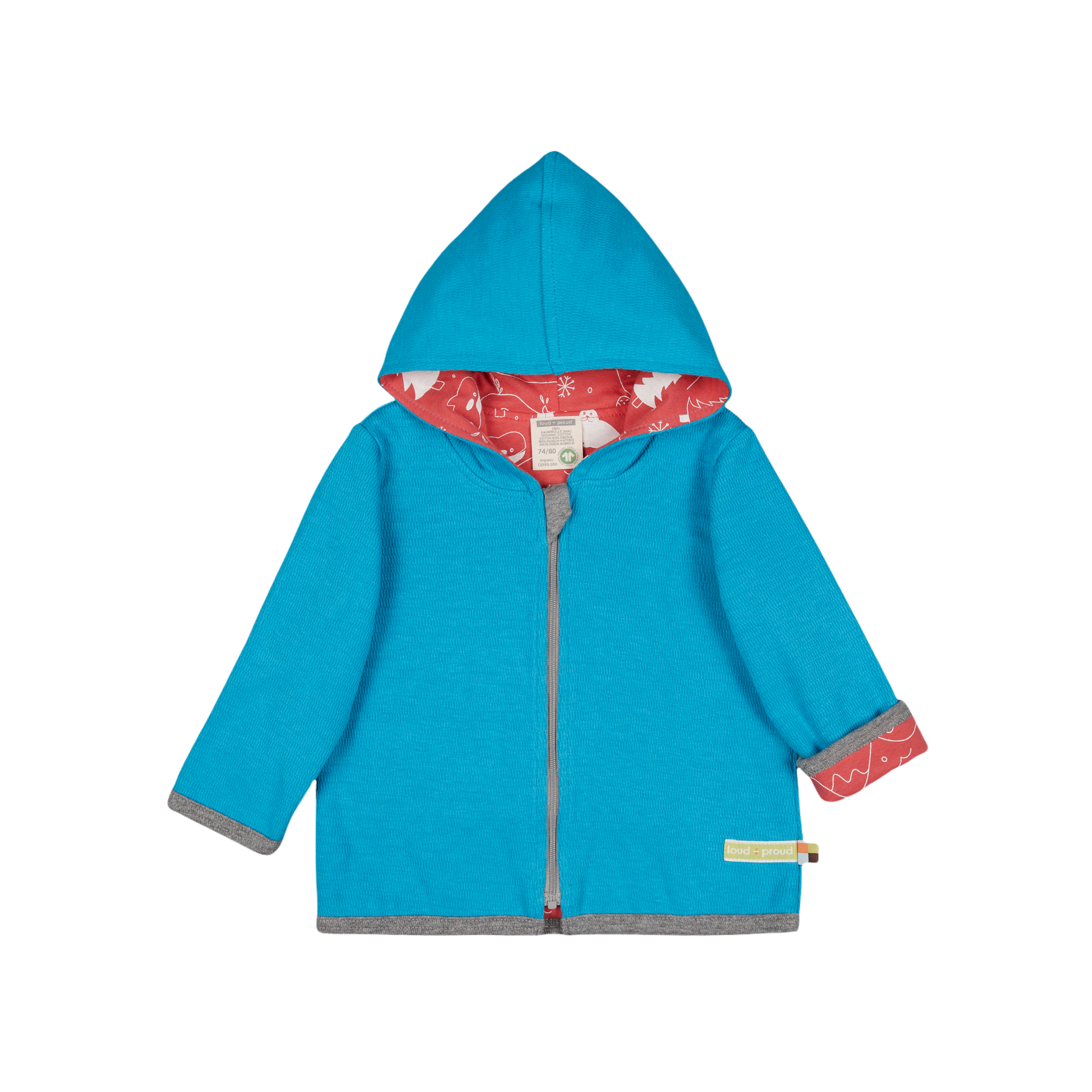 loud + proud Kapuzenjacke neu 62/68