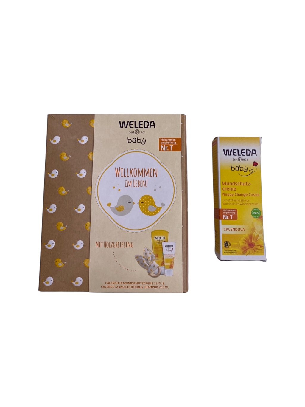 Weleda 1 x Waschlotion. & Schampoo und 2 x Wundschutzcreme OneSize