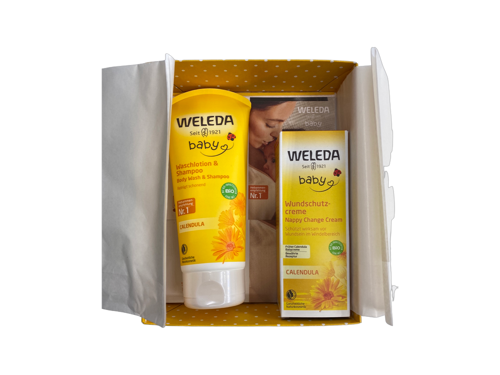 Weleda 1 x Waschlotion. & Schampoo und 2 x Wundschutzcreme OneSize