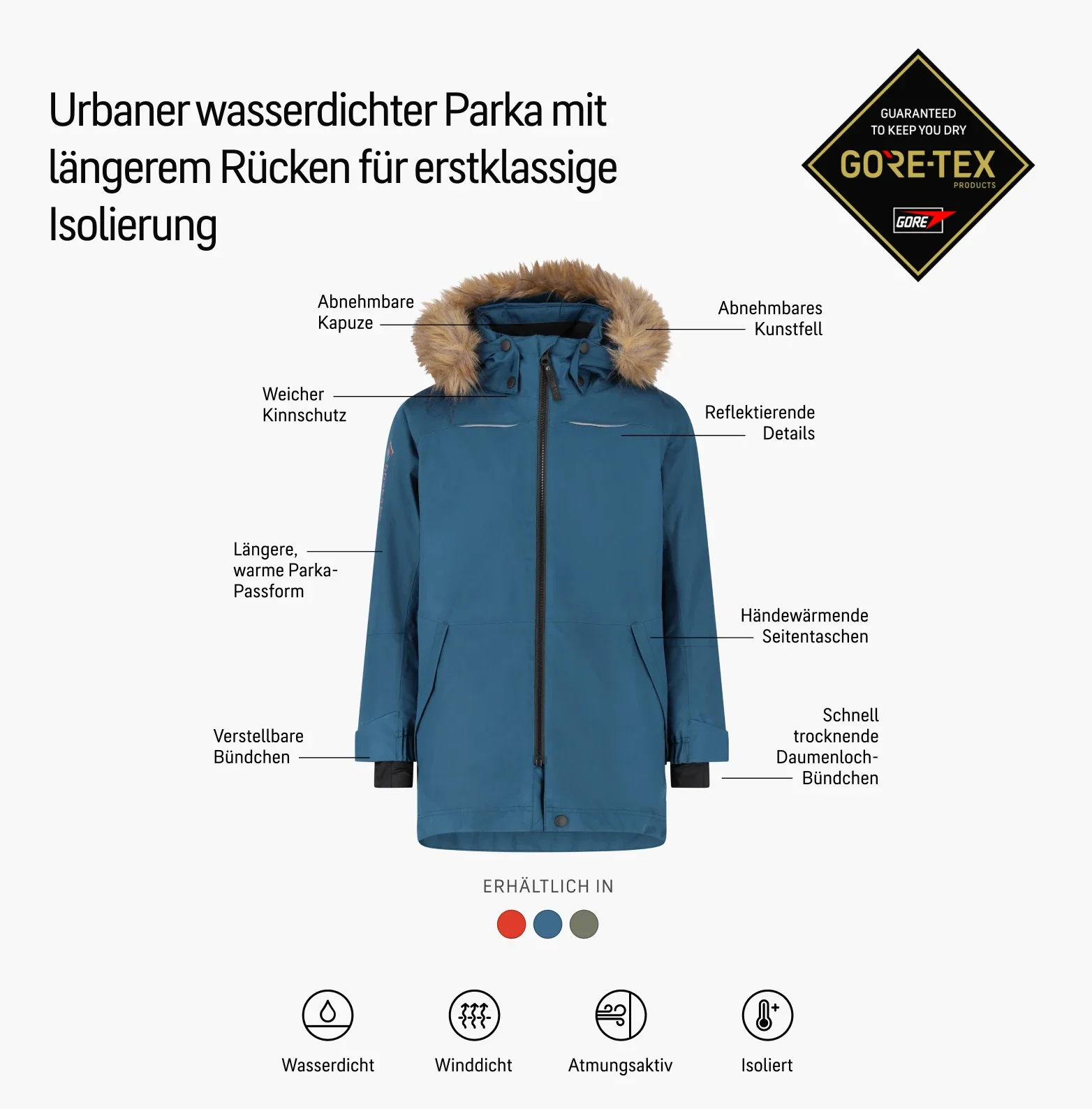 GORE-TEX® Urban Outdoor 2L Insulated JKT Jacke