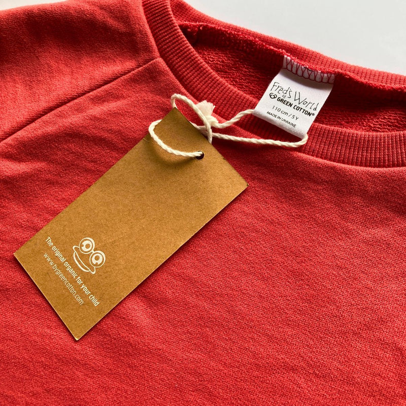Oversize Kurzarm-Sweatshirt FRED'S WORLD by GREEN COTTON | 110