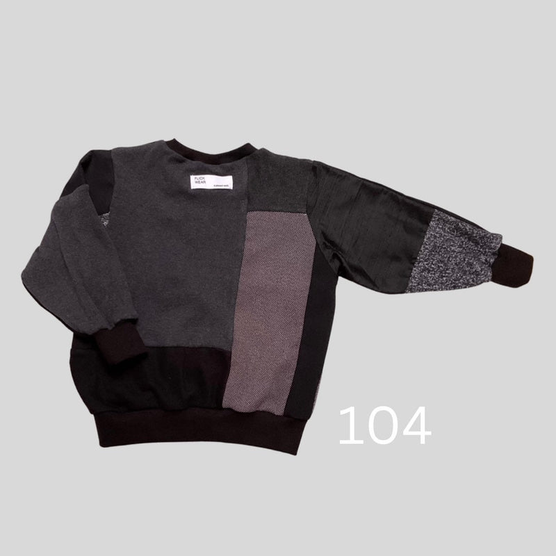 Flick Wear Upcycling Patchworkpullover 104