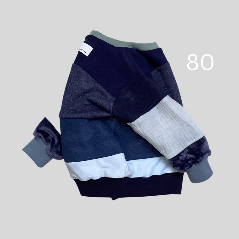 Flick Wear Upcycling PatchworkPullover 80